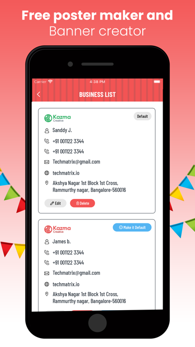 Festival Poster Maker Screenshot