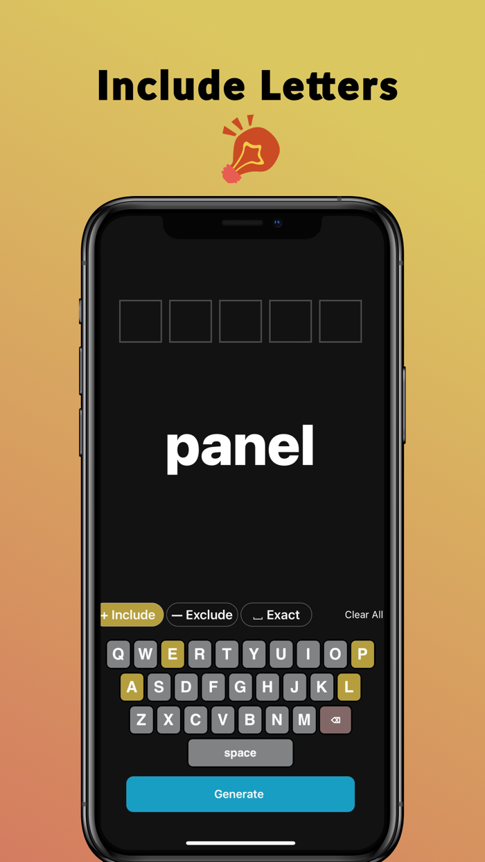 Word Finder Worlde Generator