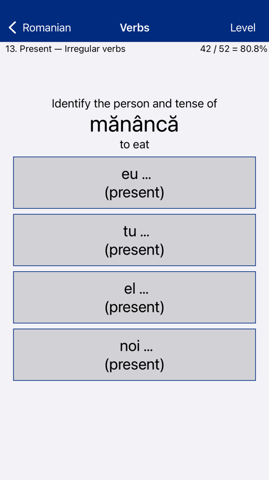 #4. LP Romanian (iOS) Podle: David Arthur