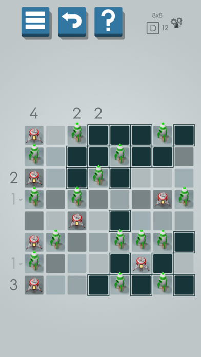 Zelte und Bäume Puzzles