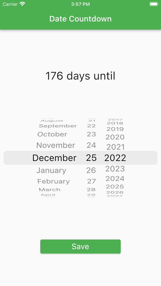 Date Countdown+ - 1.0.0+1 - (iOS)