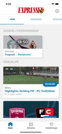 Game screenshot Expressen Livesport mod apk