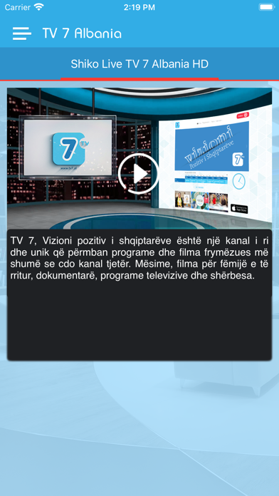TV 7 Albania Screenshot