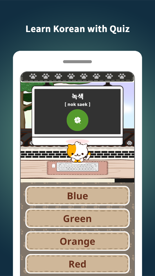 #2. Quiz Cat : Learn Korean (iOS) 由: DONGSHIK KIM