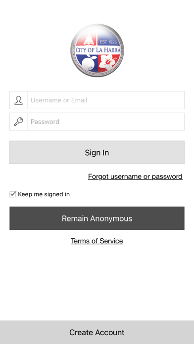 Contact La Habra Mobile Screenshot