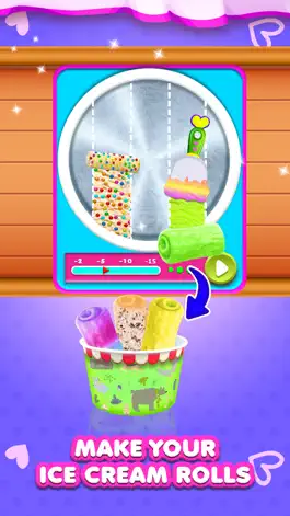 Game screenshot DIY Ice Cream Rolls Making apk