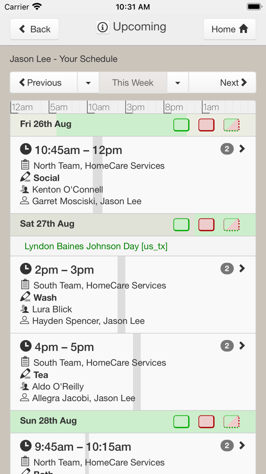 #2. ShiftApp - Employee Scheduling (iOS) 由: Jason Lee Limited