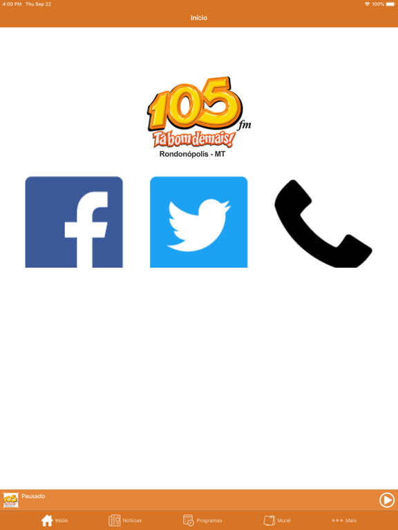Screenshot #4 pour 105 FM de Rondonópolis