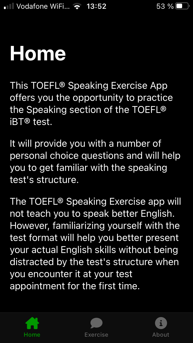 TOEFL Speaking Practice