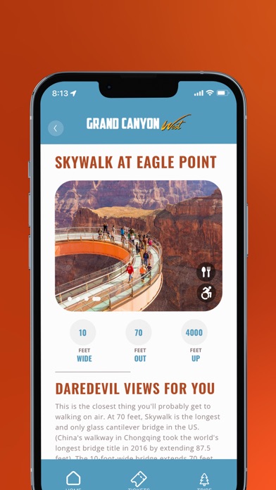 Grand Canyon West Resort iPhone screenshot 4 - Travel app