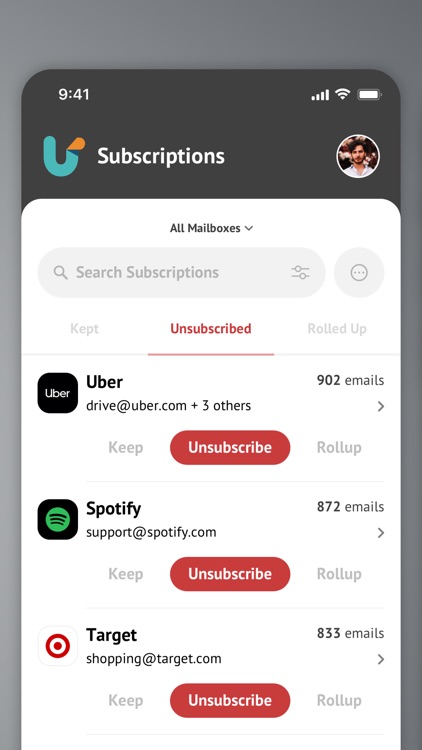 Unroll.Me - Email Cleanup screenshot-6