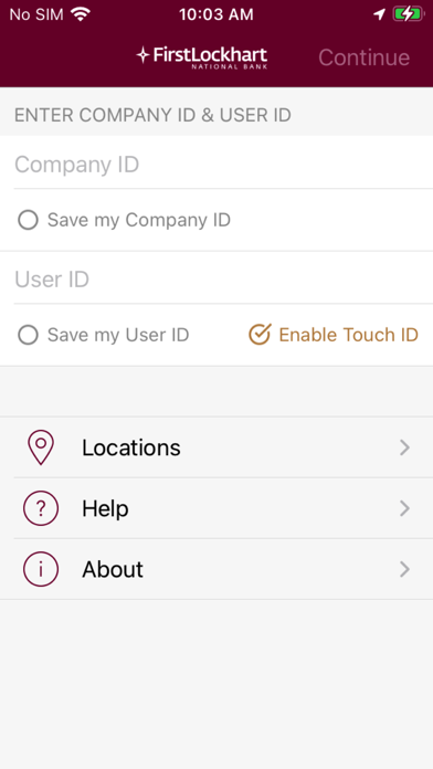 First Lockhart-Business App Screenshot
