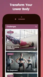 thigh slimming challenge iphone screenshot 3