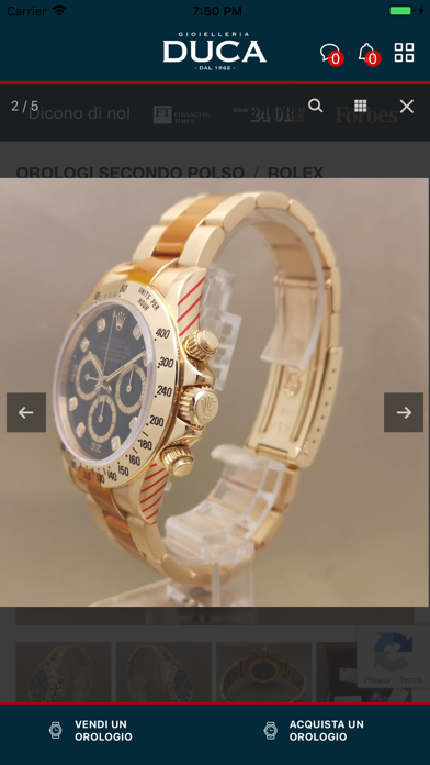 Duca Orologi Screenshot