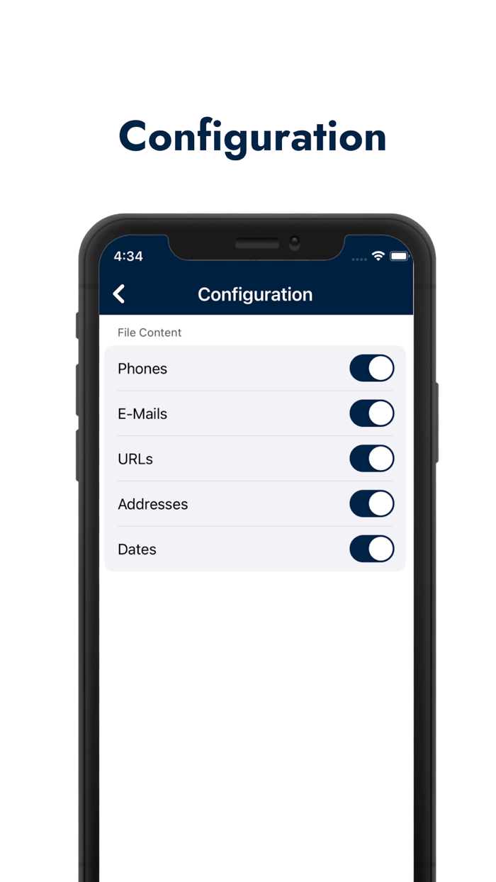 Contact Backup and Share