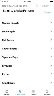 bagel and shake fulham iphone screenshot 2