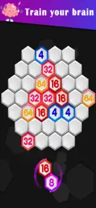 Hex Merge Puzzle Hexagon Block screenshot #2 for iPhone