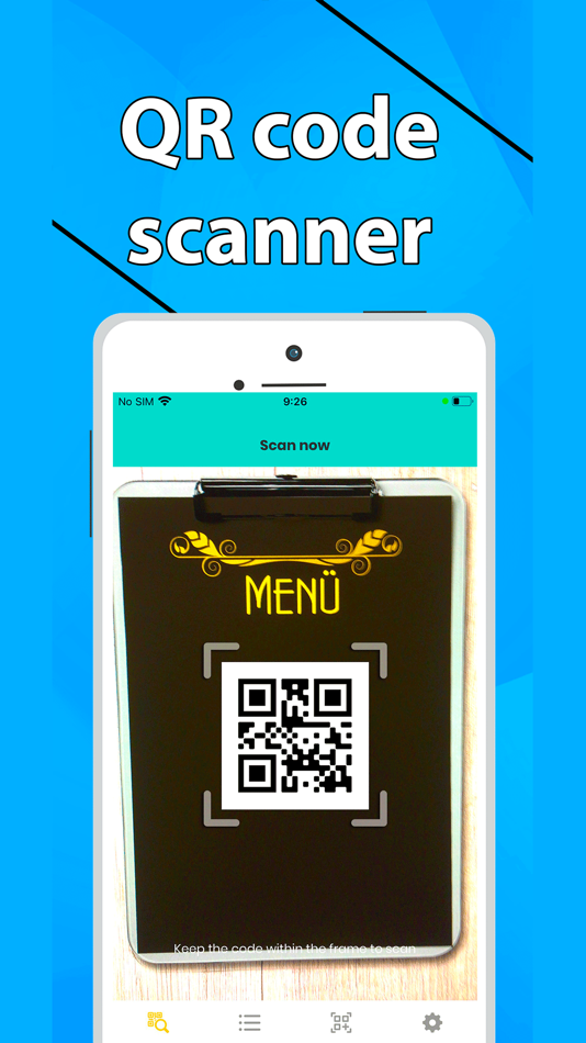 #1. Qr code scanner, Scan barcode (iOS) Podle: Adelis rafael tejeda bernabel