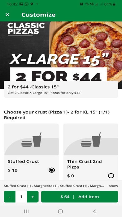 Screenshot #3 pour Sarpino's Pizza Singapore