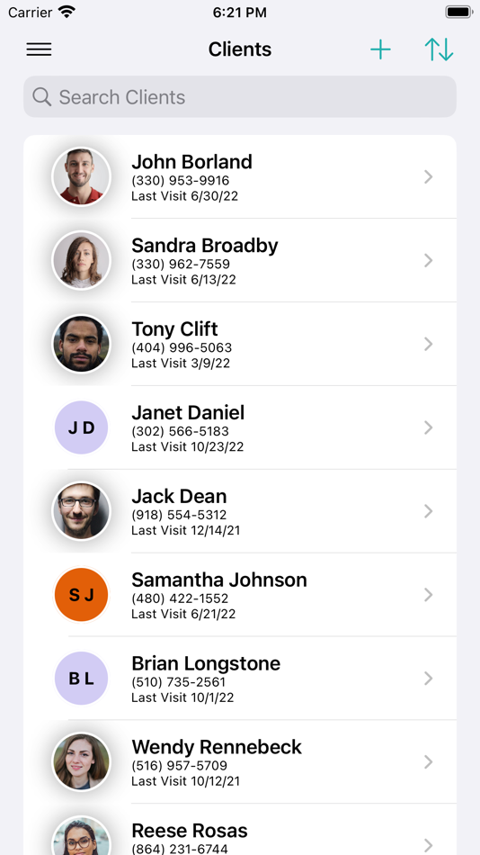 #1. Client Directory (iOS) 由: Client-Data LLC