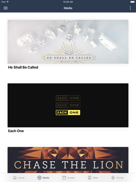 Grace Fellowship Chapel iPad screenshot 2 - Lifestyle app