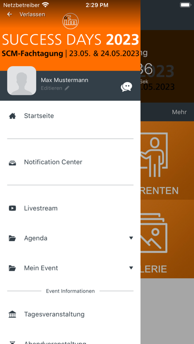ifm Events Screenshot