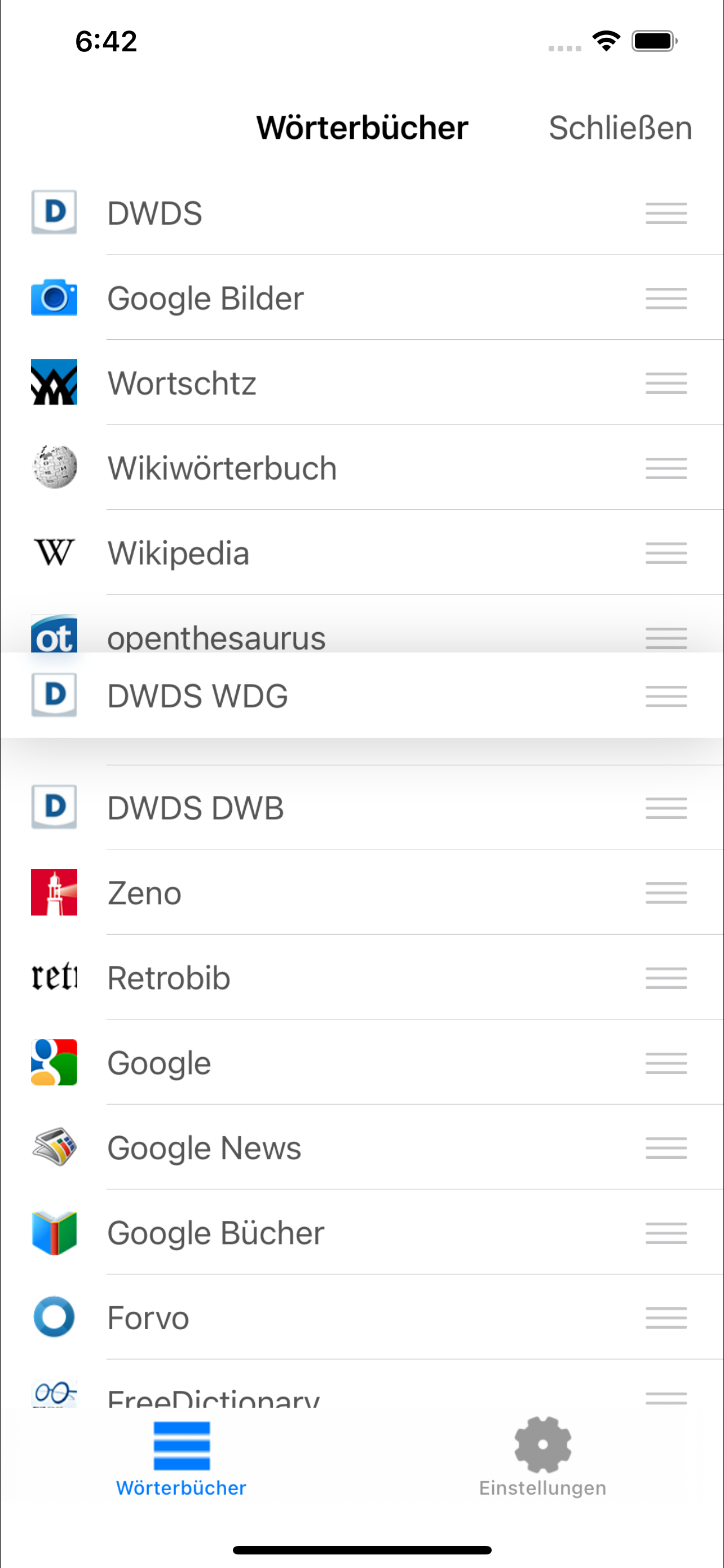 Alle Deutschen Wörterbücher