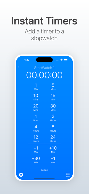 ‎StartWatch - Instant Timers Screenshot