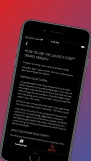 launch code® tempo training iphone screenshot 3