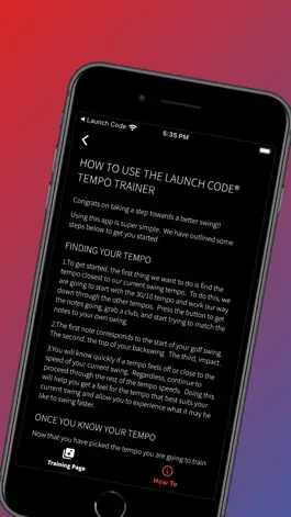 Game screenshot Launch Code® Tempo Training hack