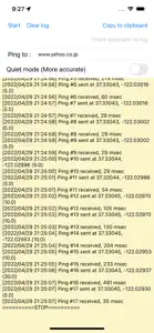 Ping Logger screenshot #1 for iPhone