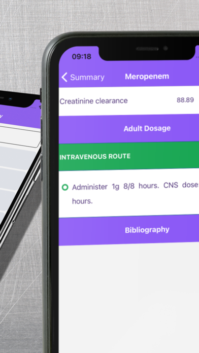 Renal Dose: Adjust Antibiotics Screenshot