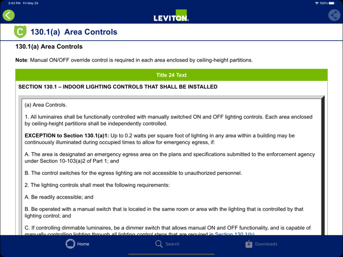 Leviton Title 20 and Title 24