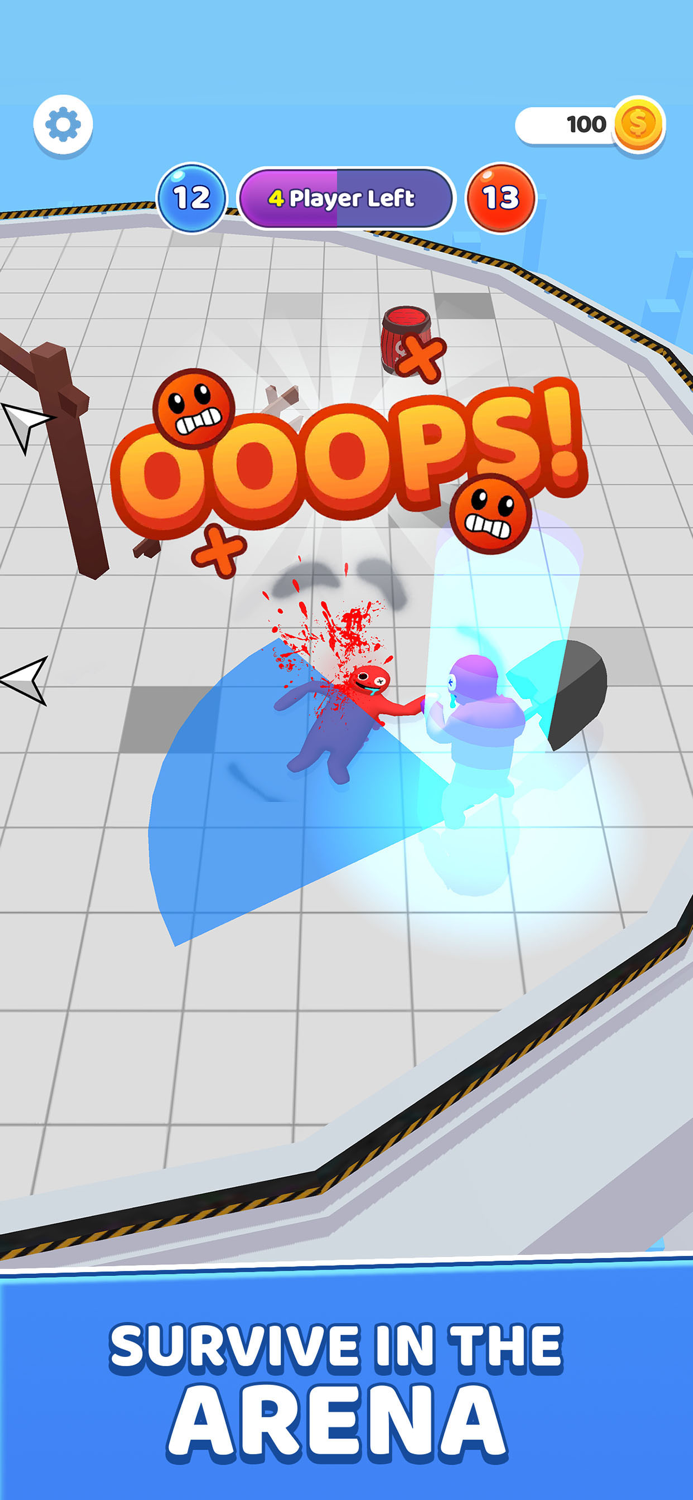 Smashers io Blue Monster