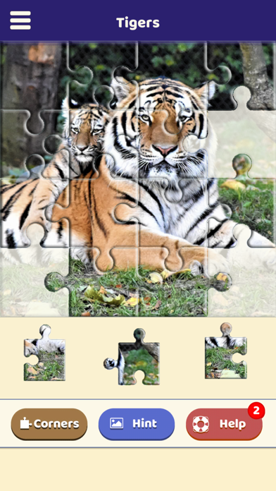 Tiger Love Puzzle Screenshot