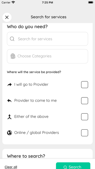 YOUWHO: P2P Services Market Screenshot