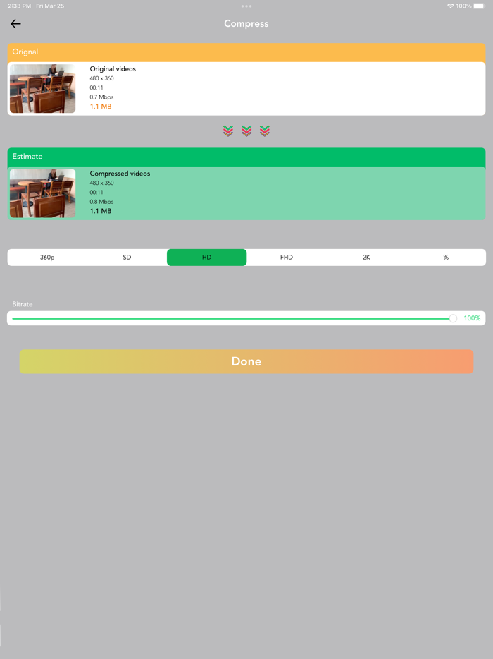 Compress Videos - Shrink Video