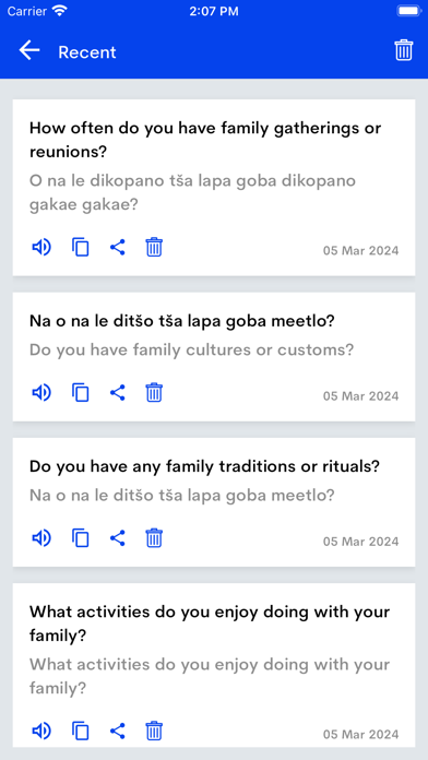 Screenshot 3 of Sesotho to English Translator App