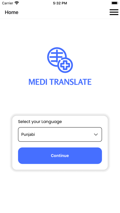 MediTranslate Screenshot