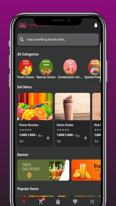 Safnan Juices & Grills Screenshot