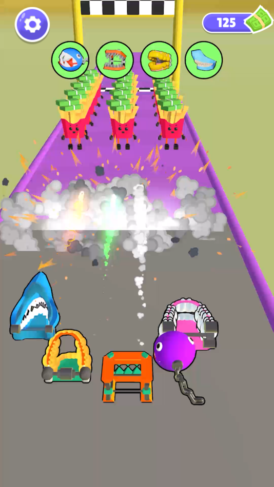 #3. Jaw Runner 3D (iOS) Podle: 3HILLS DOO