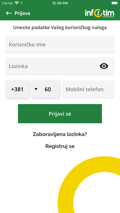 Info Tim Logistika Screenshot