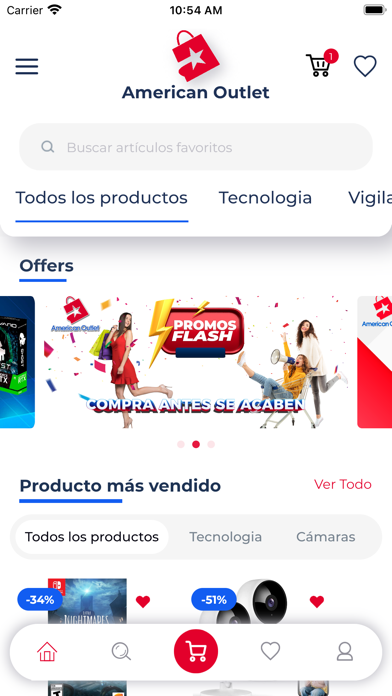 American Outlet Screenshot