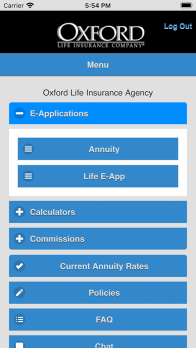 Oxford Mobile Office Screenshot