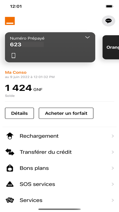 Orange et Moi Guinée Screenshot