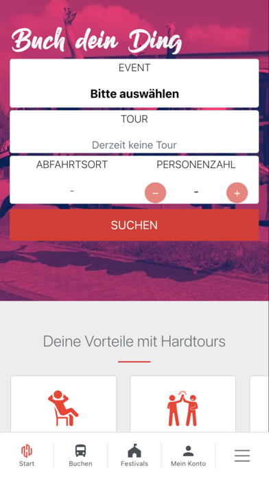 Screenshot #1 pour HardTours Mobile