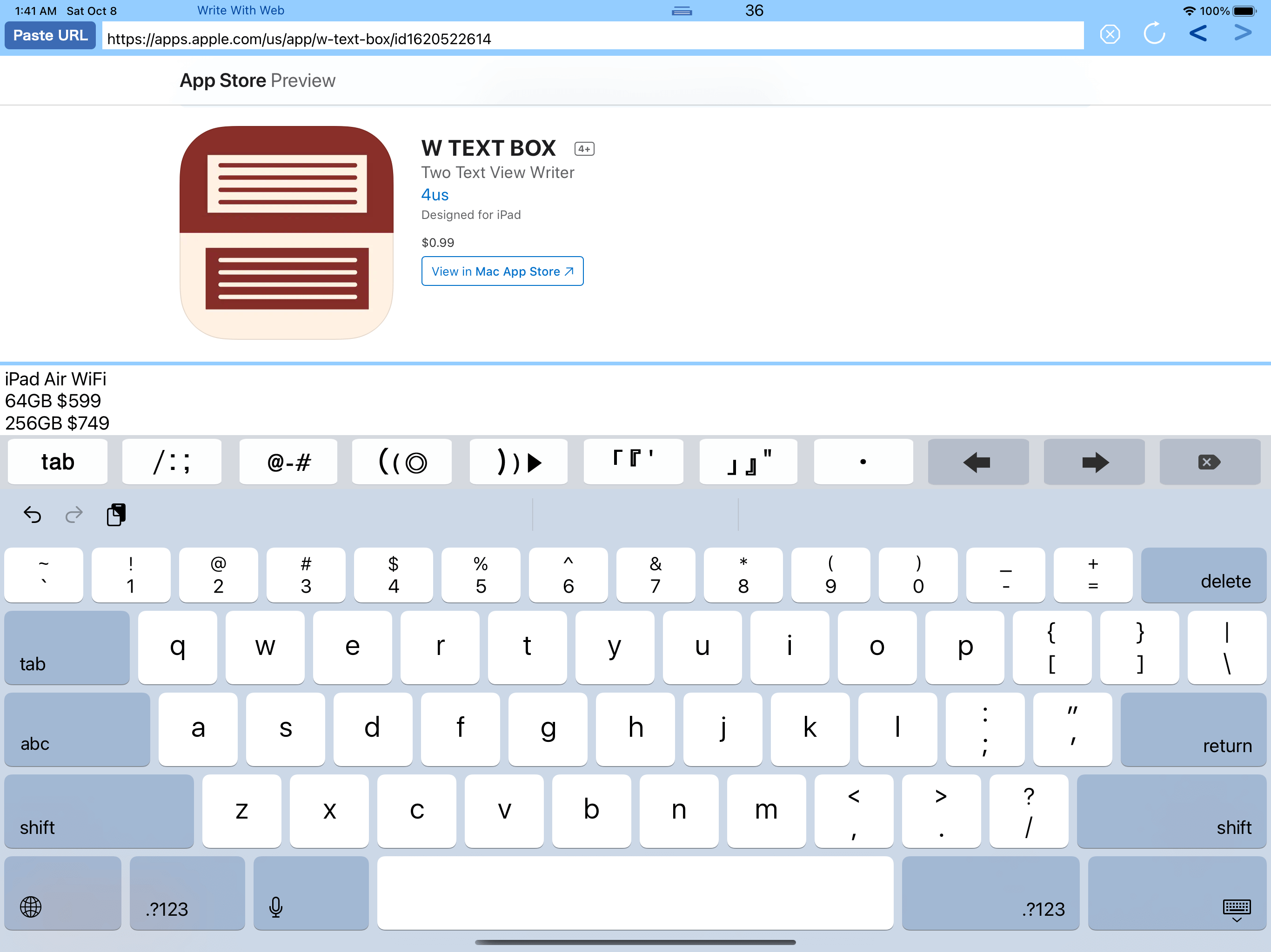Write with Web