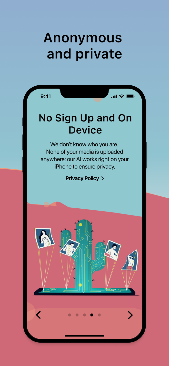 Cacti AI-Powered Photo Vault