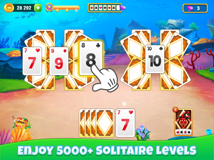 Solitaire TriPeaks and Klondike