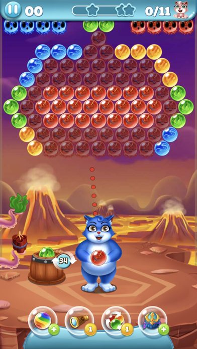 Cat Pop Island: Bubble Shooter Screenshot